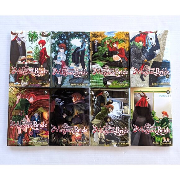 The Ancient Magus Bride Manga Lot Vol 1-8 English Kore Yamazaki 1st Printings - Picture 1 of 11